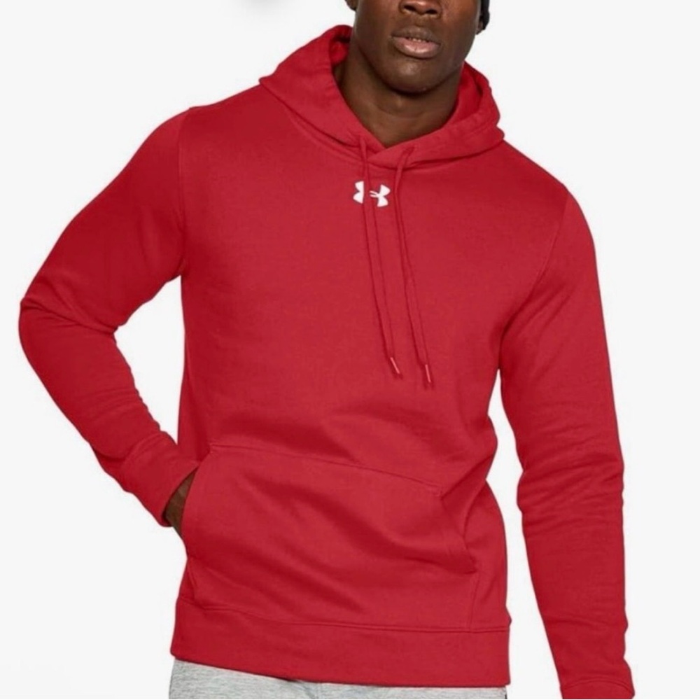 NWT ✨ Men’s Bold Vibrant Red Under Armour Hoodie ❤️‼️